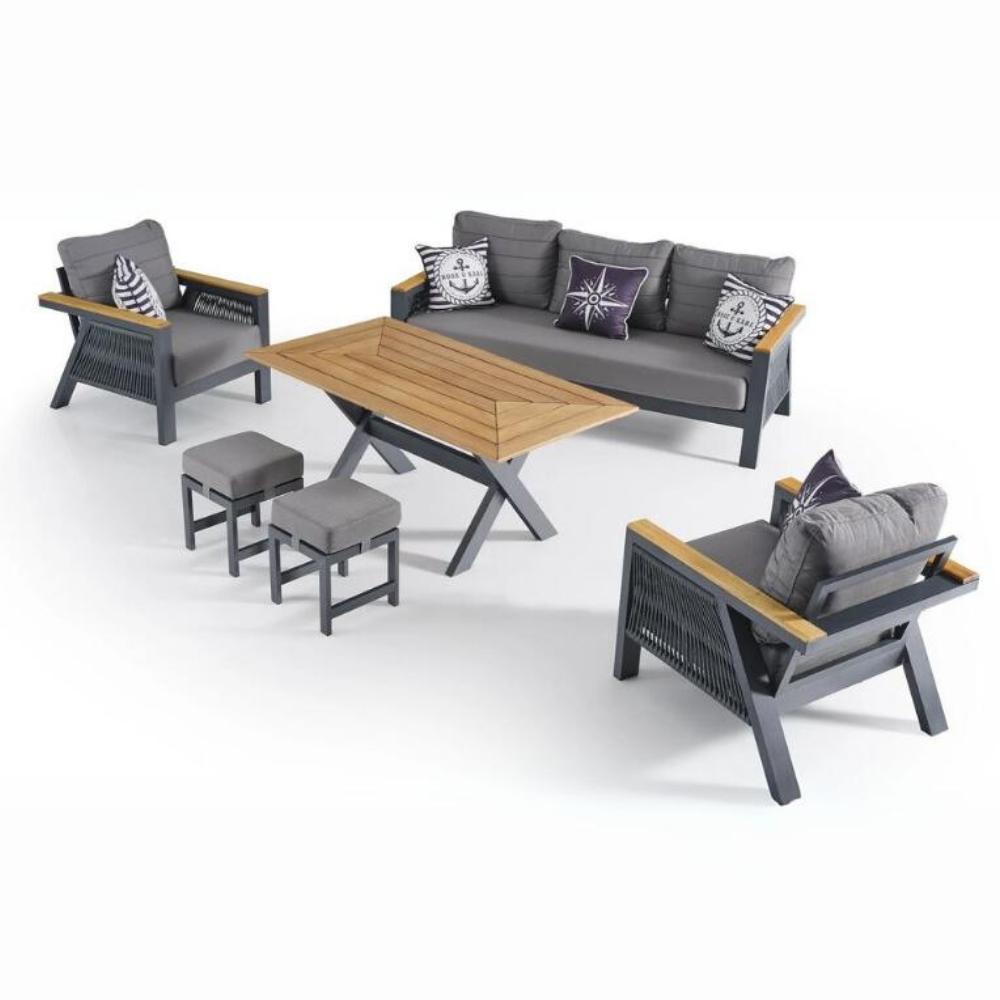 Lizbon Alüminyum Üçlü Takım