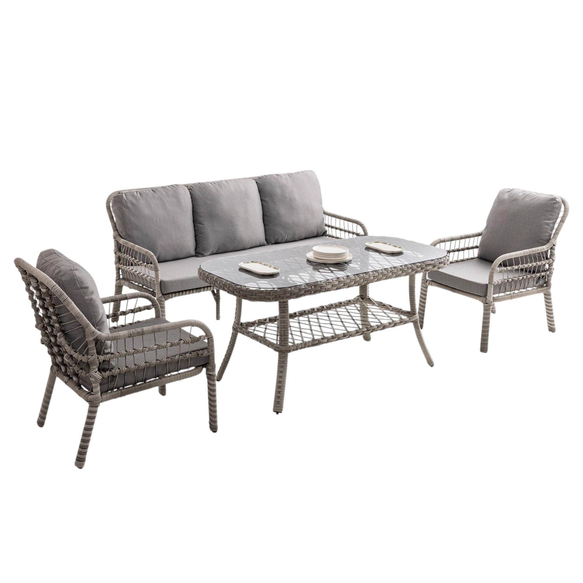 Capri Pisa Üçlü Takım Gri