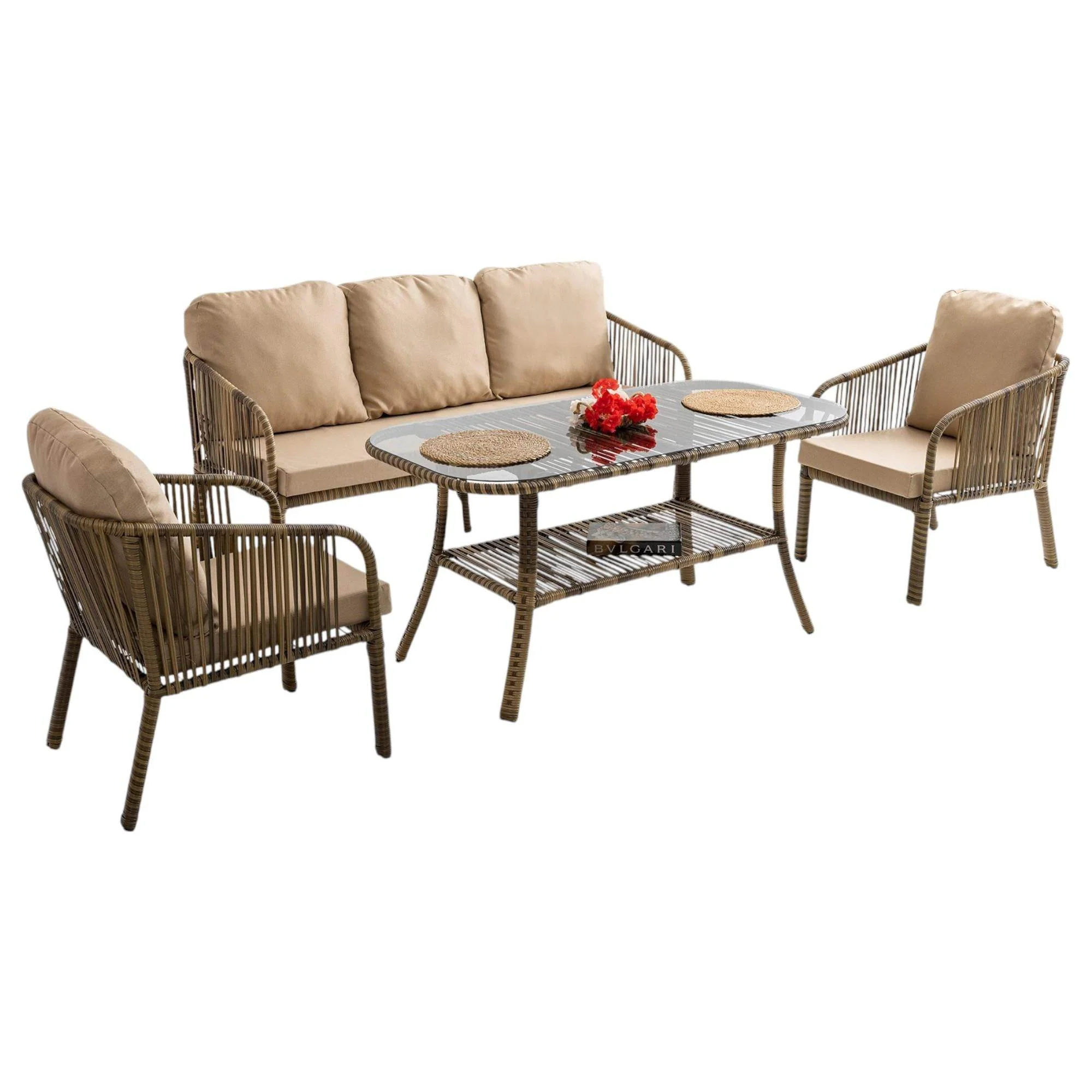 Capri Artemis Üçlü Takım Kahve