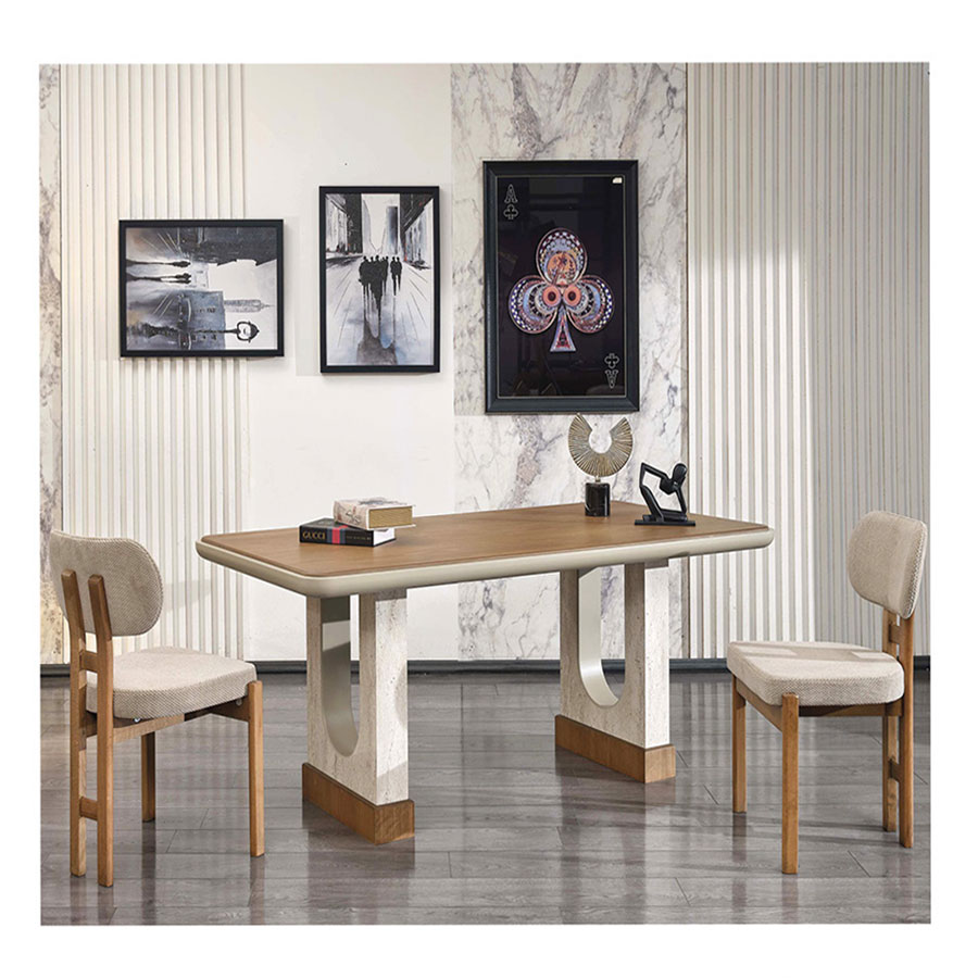 Bil 101 Masa Ceviz Sandalye Takımı - 90x180