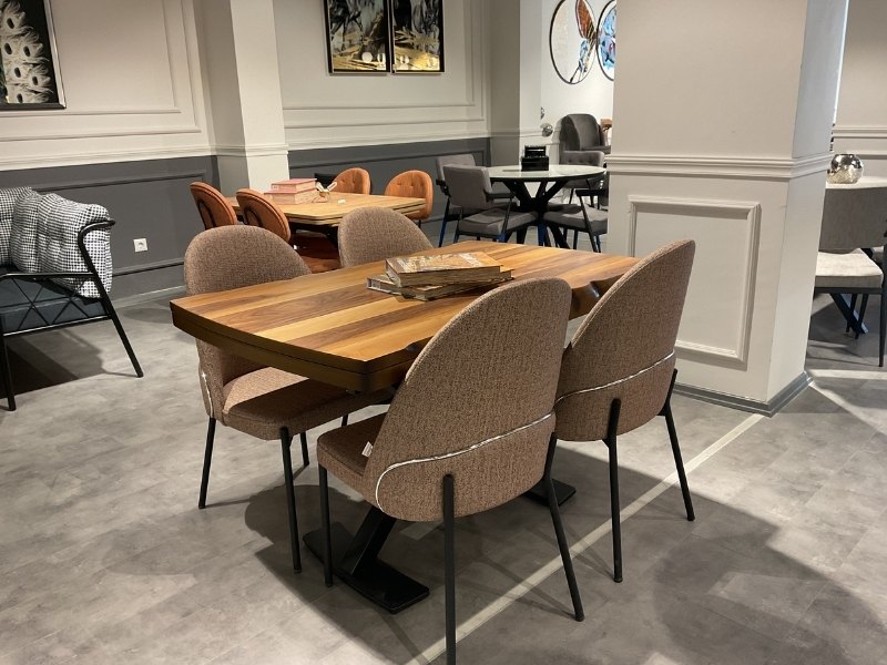 Kuğu-Sandalye-Snt-Kütük-Masa-80x130